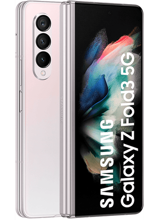 Móvil - Samsung Galaxy Z Fold3 5G, Plata, 256GB, 12GB RAM, 7.6"QXGA+, Snapdragon888, 4400mAh, Android