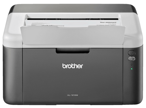 Impresora Láser Monocromo - Brother HL-1212W, WiFi, Impresión móvil