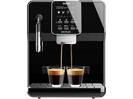 Cafetera megautomática -  Cecotec Power Matic-ccino 6000 Serie Nera, 19 Bares, Pantalla LCD, Negro