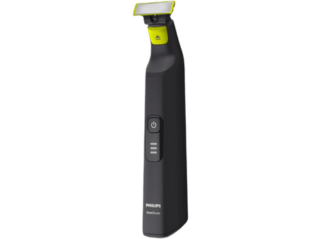 Afeitadora - Philips OneBlade Pro QP6530/15, Para cara,Peine 12 longitudes, En seco y húmedo, Negro