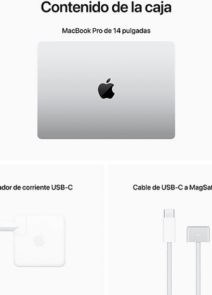 Apple MacBook Pro (2023), 14.2 " Liquid Retina XDR, Chip M2 Max, 32 GB, SSD de 1TB, macOS, Cámara FaceTime HD a 1080p, Plata