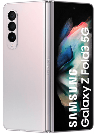 Móvil - Samsung Galaxy Z Fold3 5G, Plata, 512GB, 12GB RAM, 7.6"QXGA+, Snapdragon888, 4400mAh, Android