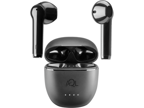 Auriculares inalámbricos - AQL Escape BTESCAPETWSK, True Wireless, Autonomía 30 h, Bluetooth, Negro