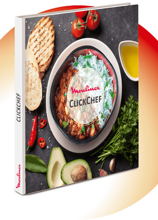 Food processor - Moulinex ClickChef HF4SPR30, 5 programs, 32 functions, 13 speeds, 7 accessories, Recipe book