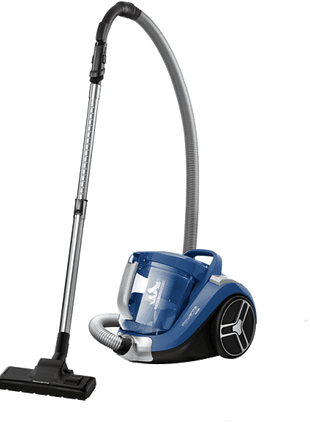 Bagless vacuum cleaner - Rowenta Compact Power XXL, 550 W, 2.5 l tank, HEPA filter, Radius 8.8 m, Blue