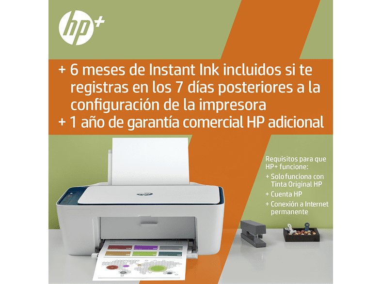 HP Deskjet 2721e Multifuncion Tinta Wifi (6 Meses Instant Ink) (Outlet) -  Mundo Consumible Tienda Informática Juguetería Artes Graficas