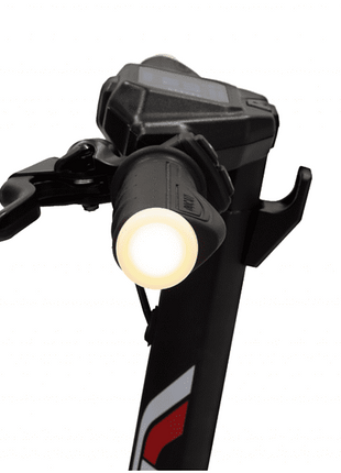 Patinete eléctrico - Ducati PRO II, 350W, 100 kg, 25 km/h, 35 km autonomía, Luces LED, Plegable, IPX4, Negro