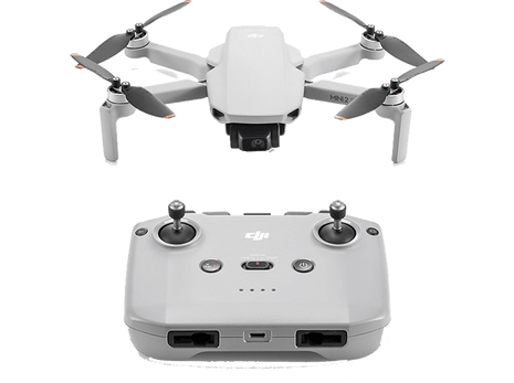 Mini Drone - DJI Mini 2 SE, Cámara integrada, Vídeo 2.7K, Hasta 10 km, Autonomía 31 min, Blanco