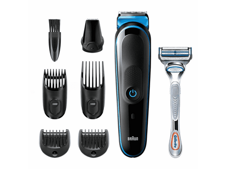 Afeitadora - BRAUN MGK 3242, 7 en 1, Barba, cabello y afeitado, 32mm, Negro
