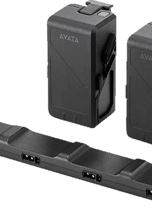 Batería para drone - DJI Avata Fly More Kit, Con estación de carga, 35.71 Wh, Negro