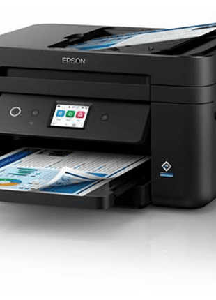 Impresora multifunción - Epson WF-2965DWF, Inyección de tinta, Wifi, 33 ppm, Color, 4800 x 1200 DPI, Negro
