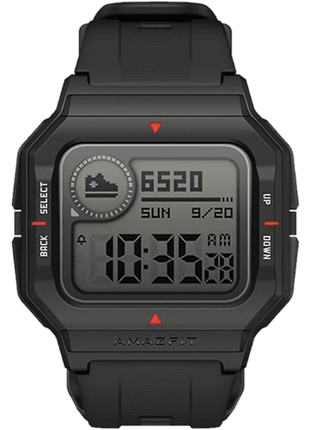 Reloj deportivo - Amazfit NEO, 1.2'', Pulsómetro, Sumergible, Seguimiento actividad, Negro