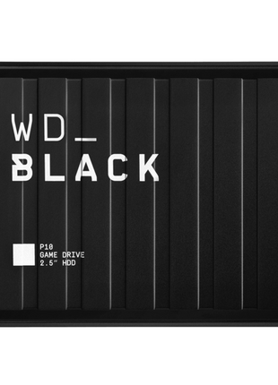Disco duro 5 TB -  WD Black P10 Game Drive (WDBA3A0050BBK-WESN), 5 TB, 2.5", Para consolas y PC, Negro