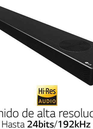 Barra de sonido - LG SP9YA, Hi-Res Audio, Dolby Atmos y DTS:X, Negro