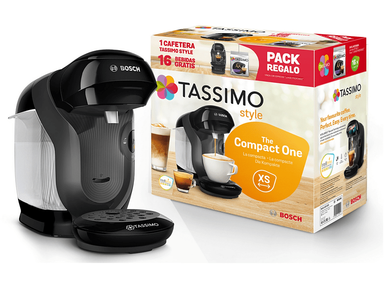 Cafetera express - Bosch Tassimo Style TAS1102C1, 1400 W, 0.7 l, LED, –  Join Banana