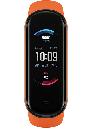 Activity bracelet - Amazfit Band 5, Orange, 18.5 mm, 1.1", Multisport, Bluetooth, Autonomy 15 days