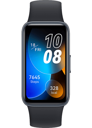 Activity tracker - Huawei Band 8, Midnight black, AMOLED, 130–210 mm, 1.47 ", Bluetooth, Battery life 14 days