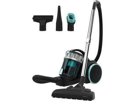 Bagless vacuum cleaner - Cecotec Conga Rockstar Multicyclonic Compact Plus, 800W, 2.5 L, 20kPa, Quiet and lightweight, Black