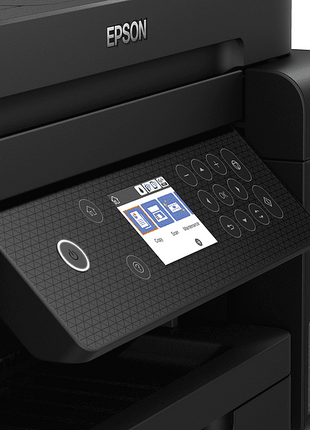 Impresora multifunción - Epson EcoTank ET-3850, Inyección tinta, 33 ppm B/N, 15 ppm Color, 250 hojas, Negro