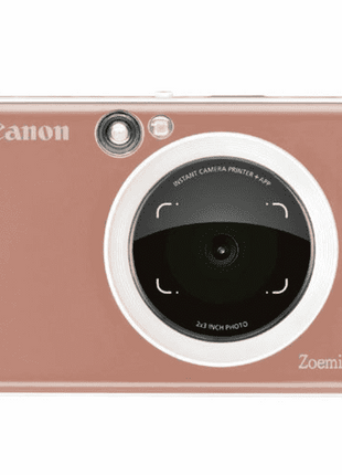 Cámara instantánea - Canon Zoemini S, 8 MP, 314 x 600 ppp, 10 hojas, Bluetooth, MicroSD, Rose gold