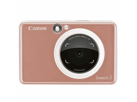 Cámara instantánea - Canon Zoemini S, 8 MP, 314 x 600 ppp, 10 hojas, Bluetooth, MicroSD, Rose gold