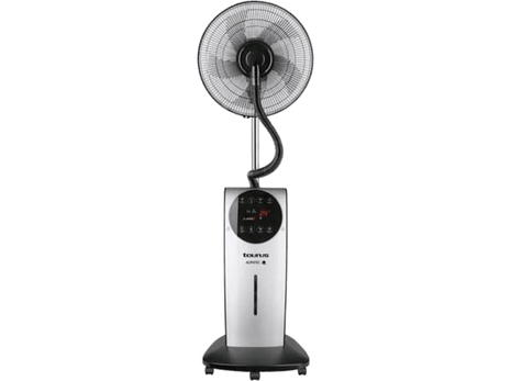 Ventilador de agua - Taurus VB 02, Nebulizador, Depósito de 3 L, Temporizador, Oscilación