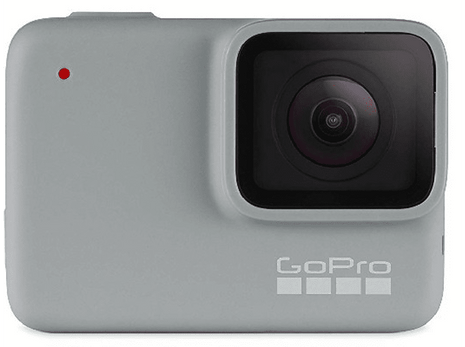 Cámara deportiva - GoPro HERO7 White, Vídeo Full HD, 10MP, Wi-Fi, Bluetooth, Gris claro