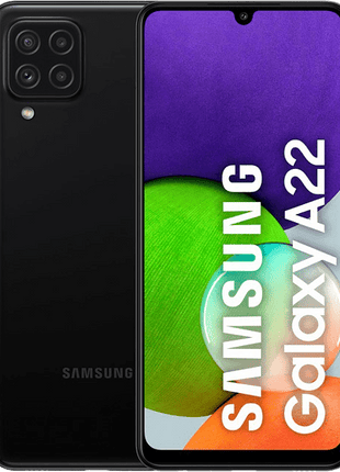 Móvil - Samsung Galaxy A22 5G, Negro, 128 GB, 4 GB RAM, 6.6" FHD+, MT6739, 5000 mAh, Android 11