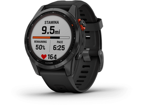 Reloj deportivo - Garmin Fēnix 7S Solar, Negro, 19.44 cm, 1.2 ", Garmin Connect, Control táctil, WiFi