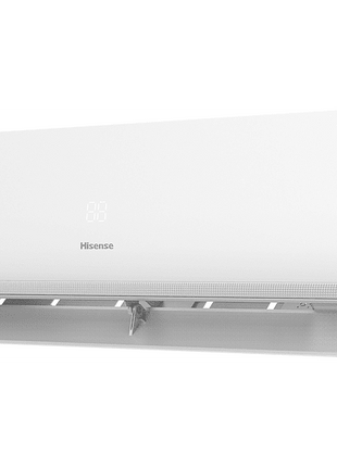 Aire acondicionado - Hisense KC35YR03G, 3400 W, Función calor, Inverter, Pantalla LED, Control remoto, Blanco