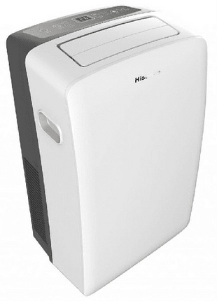 Aire acondicionado portátil - Hisense APC12, 3010 frigorías, 3 niveles, Deshumidificación, Clase A