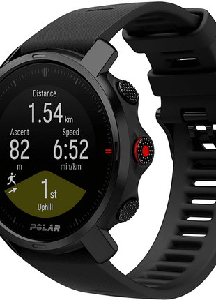 SportWatch - Polar Grit X, Black, Bluetooth, 1.2", GPS, Compass, Altimeter, Smart Coaching