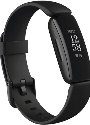 Activity Tracker - Fitbit Inspire 2, Black, 24/7 Heart Rate, 10-Day Battery