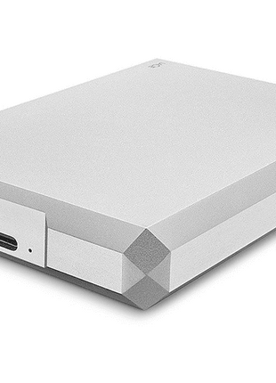 Disco duro 4 TB - LaCie Mobile Drive Moon Silver, Externo, USB-C, USB 3.0, Para Mac y Windows