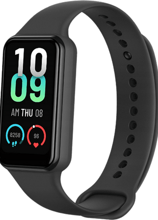 Smartwatch - Amazfit Band 7, 1.47" AMOLED screen, PPI 282, 198x368 resolution, 5 ATM water resistant, Black