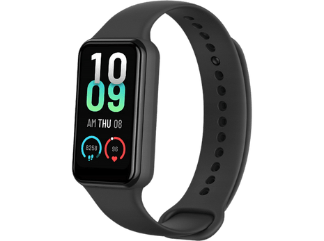 Smartwatch - Amazfit Band 7, 1.47" AMOLED screen, PPI 282, 198x368 resolution, 5 ATM water resistant, Black