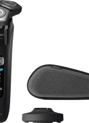 Afeitadora eléctrica - Philips Serie 8000 S8696/35, Uso en seco y mojado, 50 min, Negro