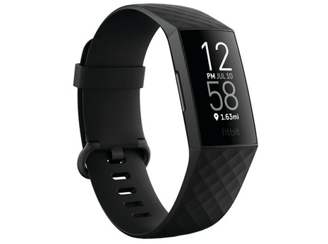 Pulsera de actividad - Fitbit Charge 4, Negro, 2.27 cm, Bluetooth