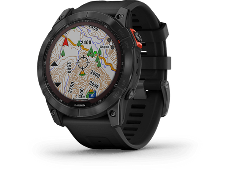 Reloj deportivo - Garmin Fēnix 7X Solar, Negro, 127-210 mm, 1.3", 18 días, PowerGlass™ (Carga Solar), WiFi