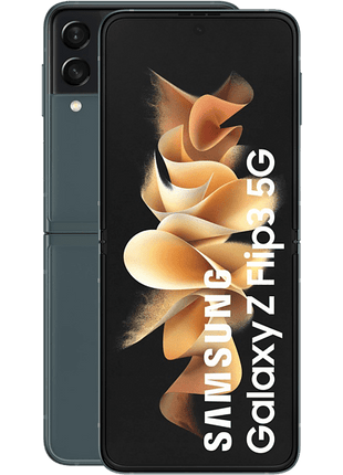 Móvil - Samsung Galaxy Z Flip3 5G, Verde, 128 GB, 8 GB RAM, 6.7" FHD, Snapdragon 888, 3300 mAh, Android 11