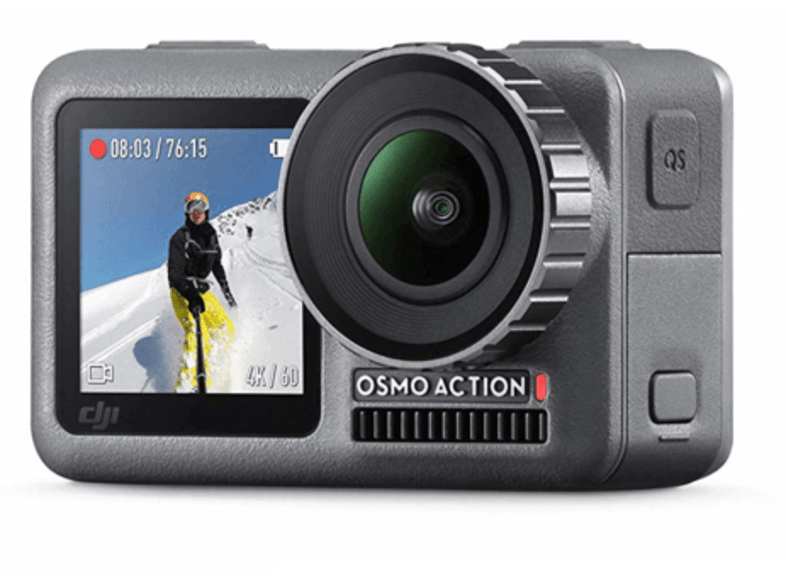 Cámara deportiva - DJI Osmo Action, Sensor CMOS, 12 MP, Vídeo 4K