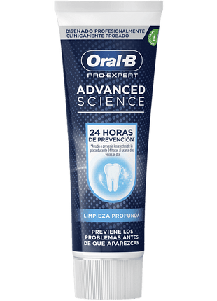 Accesorio dental - Oral-B Advanced Science, Limpieza Profunda, Pasta Dentífrica, Sabor hierbabuena, 75 ml