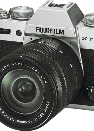 Cámara evil - Fujifilm X-T10 Plata + XC 16-50 mm, WiFi