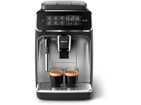 Cafetera superautomática - Philips 3200 EP3226/40, 15 bar, 1500 W, depósito 1.8 litros, Negro