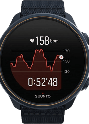 Reloj deportivo - Suunto 9 Baro, 1.39", 14 días, Bluetooth, Certificación 810H, GPS, Brújula, Azul Granito