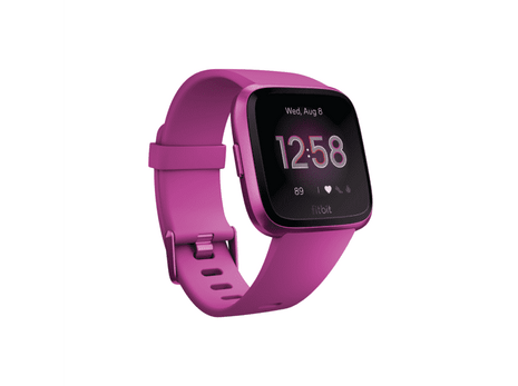 Reloj deportivo - Fitbit Versa Lite, Morado, Actividad, Sueño, Sumergible, Apps