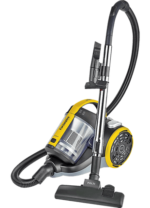 Bagless vacuum cleaner - Polti Forzaspira C115_PLUS, 800 W, 2 l, Cyclonic, HEPA filter, Yellow