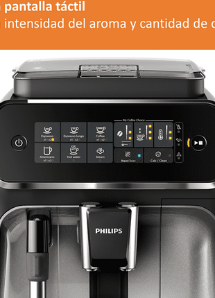 La cafetera superautomática de Philips con pantalla táctil y espumador -  Sport