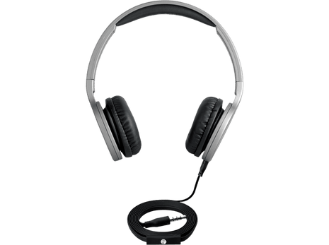 Auriculares - ISY IHP-1600-TI, Con diadema, Con cable, Micrófono, Gris