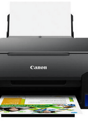 Impresora multifunción - Canon Pixma G3520, B/N y Color, 9 ipm, Con escáner, Cartuchos rellenables, Negro